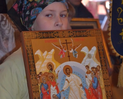 Детская Пасхальная литургия в Светлую Субботу