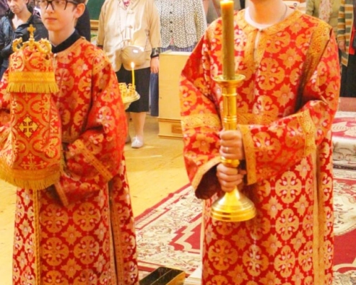 Епископ Сергий возглавил Божественную литургию в Свято-Троицком кафедральном соборе