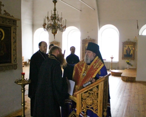 Приведение к присяге судей Епархиального Церковного суда Вяземской епархии