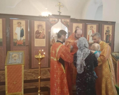 День памяти святых равноапостольных Мефодия и Кирилла в Тихвинском храме г. Гагарин