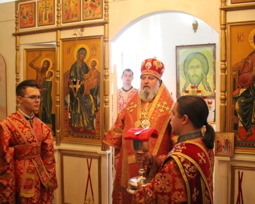 Божественная литургия в день памяти Кн. Димитрия Донского