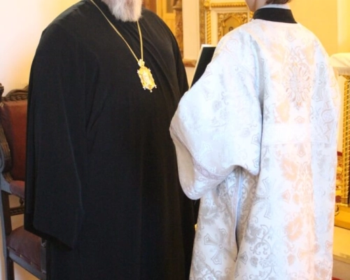 Епископ Сергий возглавил Всенощное бдение накануне двунадесятого праздника Вознесения Господня