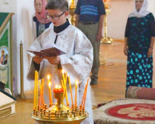Епископ Сергий возглавил Всенощное бдение накануне Недели 7-й по Пасхе