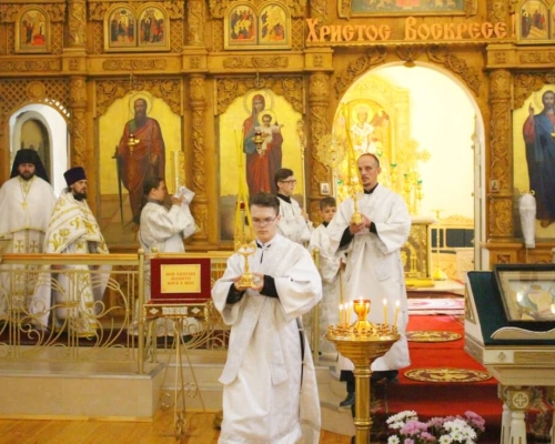 Божественная литургия в Неделю 7-ю по Пасхе, святых отцов 1 Вселенского собора