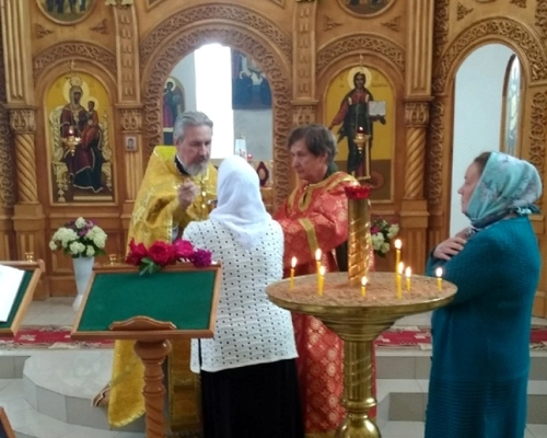 Престольное торжество в храме Всех святых в земле Русской просиявших