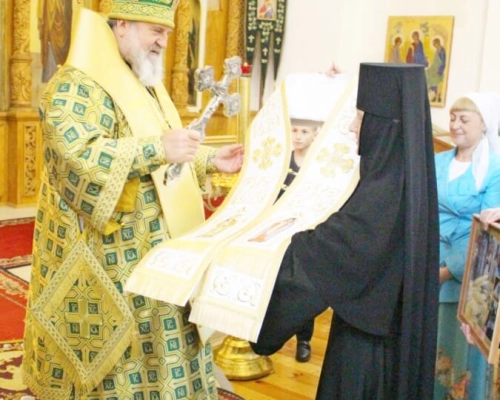 Божественная литургия в день памяти прпп. Сергия и Германа Валаамских Чудотворцев