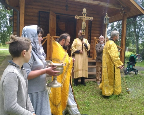 Престольный праздник в деревне Замыцкое