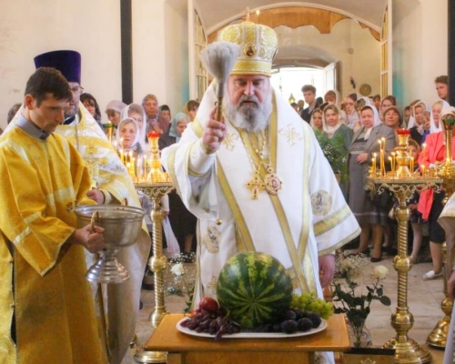 Престольный праздник в Преображенском храме г. Вязьмы