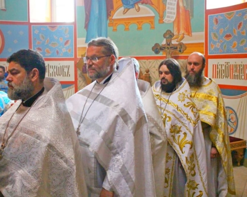 праздничная Божественная литургия в Герасимо-болдинском монастыре