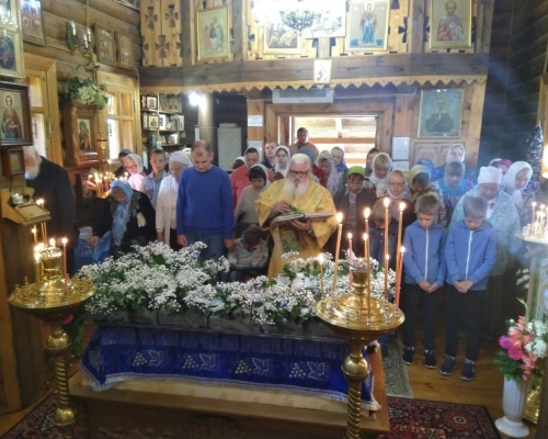 Праздник Успения Пресвятой Богородицы в д.Тёмкино
