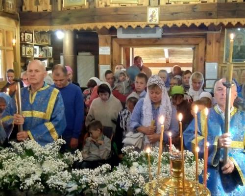 Праздник Успения Пресвятой Богородицы в д.Тёмкино
