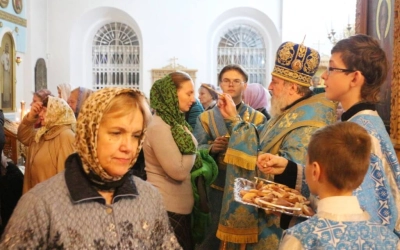 Всенощное бдение накануне празднования Иверской иконы Божией Матери