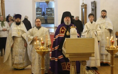 Архипастырское служение в Крещенский сочельник