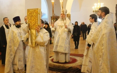 Архипастырское служение в Крещенский сочельник