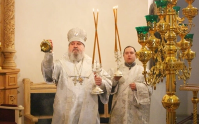 Архипастырское служение в Крещенский сочельник