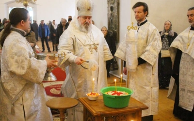 Архипастырское служение в Крещенский сочельник