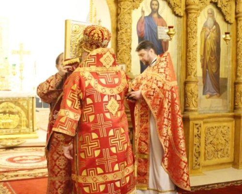 Служение Епископа Вяземского и Гагаринского Сергия в день памяти Мученицы Татианы Римской