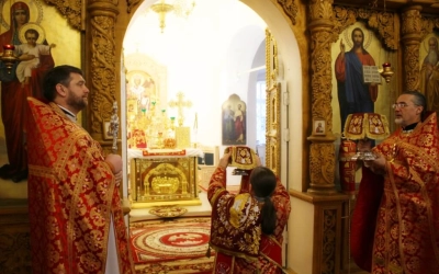 Служение Епископа Вяземского и Гагаринского Сергия в день памяти Мученицы Татианы Римской