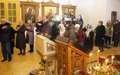 Служение Епископа Вяземского и Гагаринского Сергия в день памяти Мученицы Татианы Римской