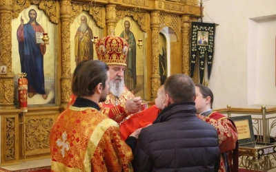 Служение Епископа Вяземского и Гагаринского Сергия в день памяти Мученицы Татианы Римской