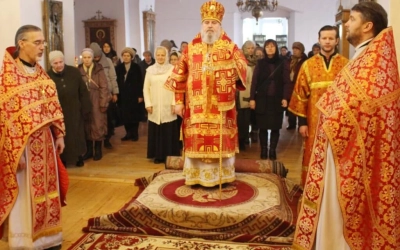 Служение Епископа Вяземского и Гагаринского Сергия в день памяти Мученицы Татианы Римской