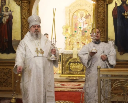 Служение Епископа Сергия в Неделю 32-ю по Пятидесятнице, по Богоявлении
