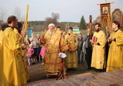 Чин Великого освящения храма во имя прп. Сергия, игумена Радонежского в деревне Желанья Угранского округа