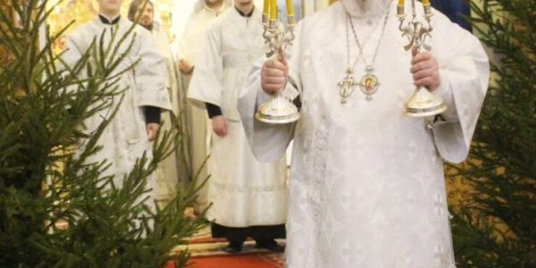 В преддверии Рождества Христова Епископ Сергий совершил богослужения Рождественского сочельника