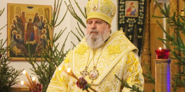 Епископ Сергий возглавил Рождественскую Божественную литургию в Свято-Троицком кафедральном соборе г. Вязьма