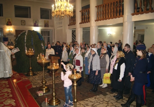 В городе Сафоново встретили Рождество Христово