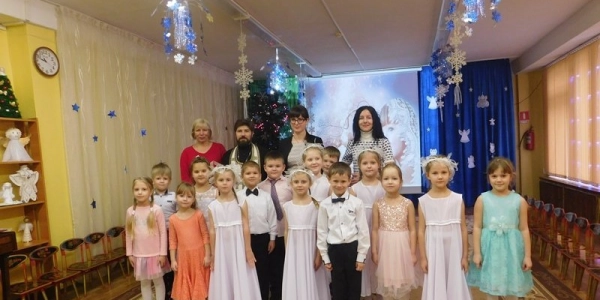 В детском саду г. Вязьмы прошло открытое занятие «Крещение Господне в картинах русских художников»