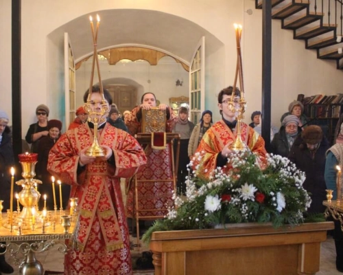Служение епископа Сергия в день памяти Мученика Иоанна Попова