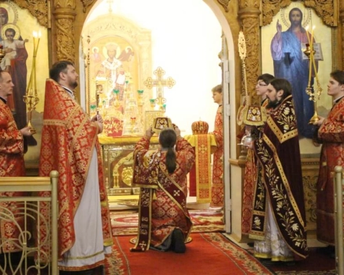 Архипастырское служение в день Собора новомучеников и исповедников Церкви Русской