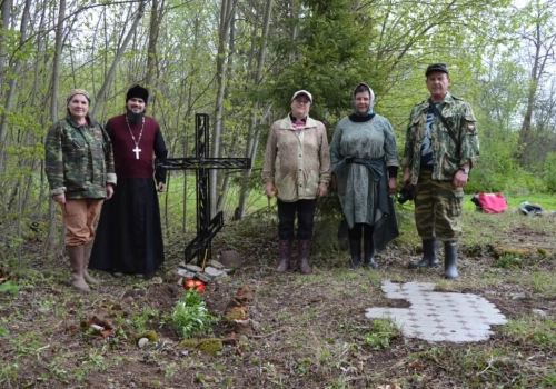 Лития и уборка территории в урочище Рыхлово