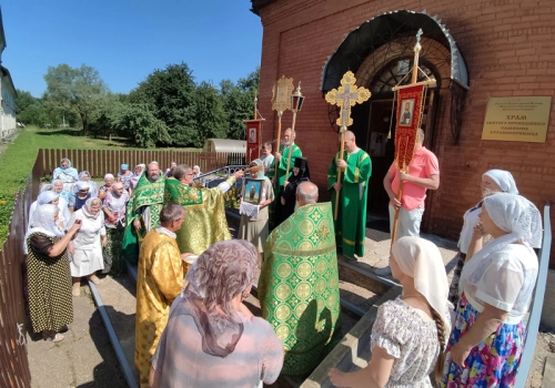 Престольный праздник в храме прп. Сампсона Странноприимца