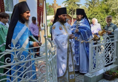 Праздничная Божественная литургия в день памяти Колочской иконы Божией Матери