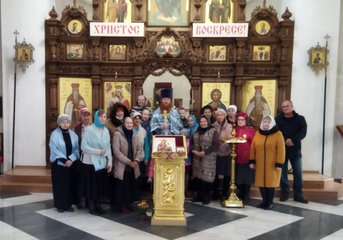 Сафоновский храм в честь иконы Божией Матери «Достойно есть» отметил 6 лет со дня освящения.