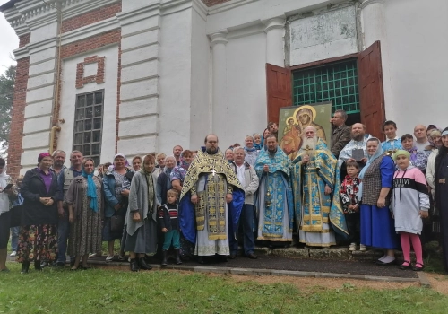 Престольный праздник Преображенского храма д. Липецы