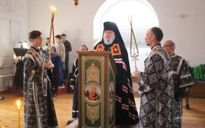 Служение Епископа Вяземского и Гагаринского Сергия. Мариино стояние