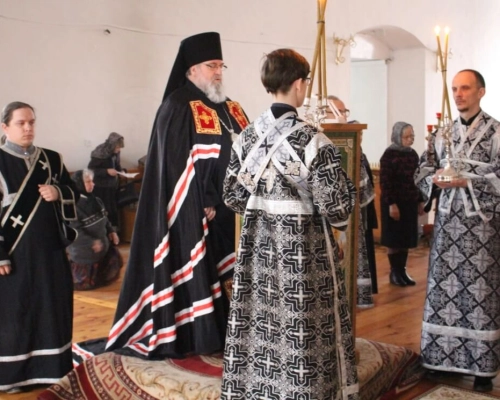 Служение Епископа Вяземского и Гагаринского Сергия. Мариино стояние