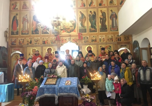 В храме Благовещения Пресвятой Богородицы г. Сычевка молитвенно почтили Память священномученика Вячеслава Занкова