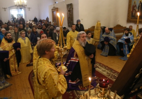 Молебен о вождях и воинах перед образом иконы Божией Матери 