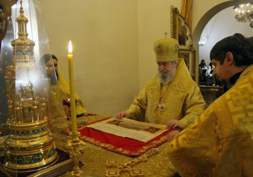 Литургия в день памяти апостола Андрея Первозванного