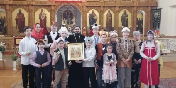 В Свято-Троицком кафедральном соборе г. Вязьмы прошел утренник, посвященный празднику Светлой Пасхи