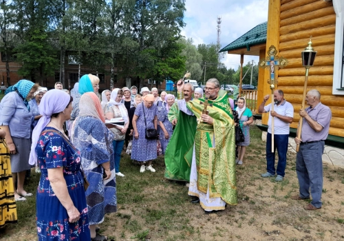 В день обретения честных мощей преподобного Сергия Радонежского в деревне Касня отметили престольный праздник