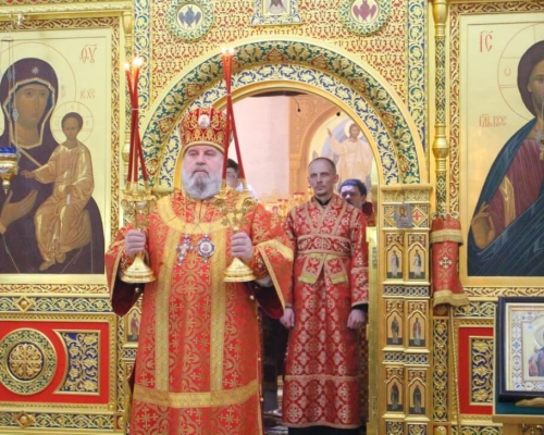 Служение Епископа Вяземского и Гагаринского Сергия в Иоанно-Предтеченском женском монастыре