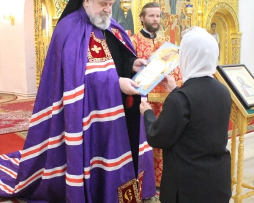 Служение Епископа Вяземского и Гагаринского Сергия в Иоанно-Предтеченском женском монастыре