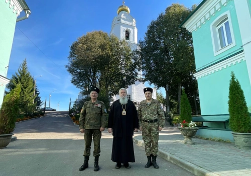 Вяземский архипастырь благословил представителей казачества на прохождение воинской службы в зоне Специальной Военной Операции