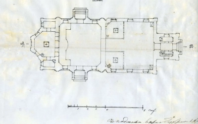 церковь села Дентялово.план.1892 г.
