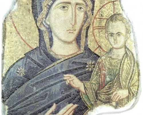 Мозаическая икона. 1-ая половина XIII в. Национальня галерея, Палермо, Италия